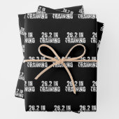 Marathon 26.2 in training loopwerk inpakpapier vel (In situ)