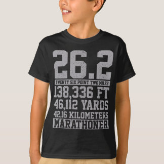 Marathon - 26,2 mijl hardloopcadeau t-shirt