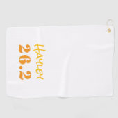 Marathon 26.2 NAAM Hardlopen Atletische Sport Golfhanddoek (Horizontaal)