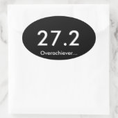 Marathon 27.2 overachiever ovale sticker (Tas)