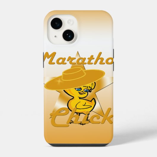 Marathon Chick #10 iPhone Hoesje (Achterkant)
