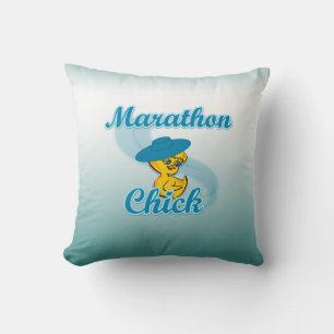 Marathon Chick #3 Kussen