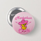 Marathon Chick #8 Ronde Button 5,7 Cm (Voorkant /achterkant)