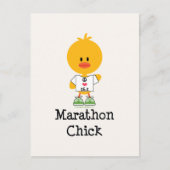 Marathon Chick Peace Love 26.2 Briefkaart (Voorkant)