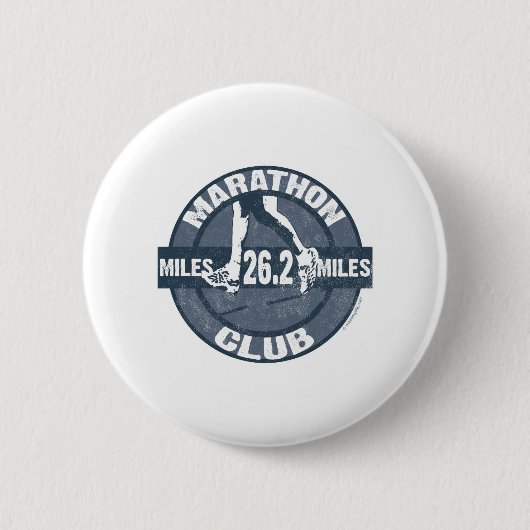 Marathon Club Ronde Button 5,7 Cm (Voorkant)