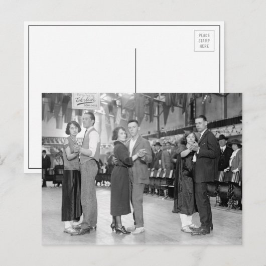 Marathon Dancers, 1923 Briefkaart (Voorkant / Achterkant)