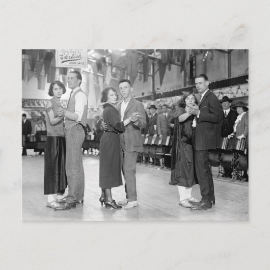 Marathon Dancers, 1923 Briefkaart (Voorkant)