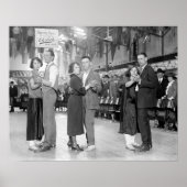 Marathon Dancers, 1923. foto Poster (Voorkant)