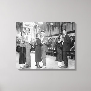 Marathon Dansers, 1923 Canvas Afdruk