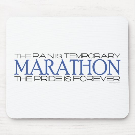 Marathon - De Pride is voor altijd Muismat (Voorkant)