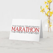 Marathon - De trots is eeuwig - het beste van een  Kaart (Gele Bloem)