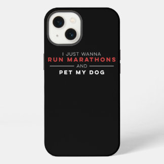 Marathon en Pet My Dog Runner Race Design Half Ru iPhone 13 Hoesje