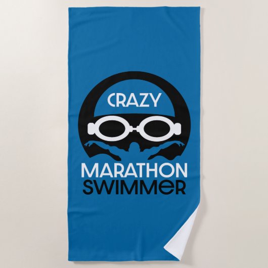 Marathon Endurance Zwemmer Strandlaken (Voorkant)