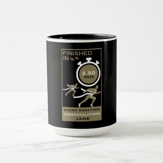 Marathon Event Finisher Gift Mok (Midden)