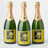 Marathon Event Finisher Gift Sparkling Wijnetiket (Flessen)