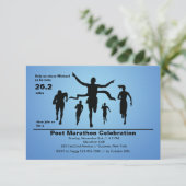 Marathon Finish Uitnodiging (Staand voorkant)