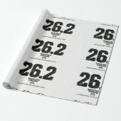 Marathon Finisher 26,2 Miles Hardlopen Cadeau Cadeaupapier (Uitgerold)