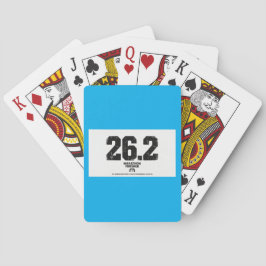 Marathon Finisher 26,2 Miles Hardlopen Cadeau Pokerkaarten