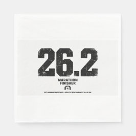 Marathon Finisher 26,2 Miles Hardlopen Cadeau Servet