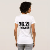 Marathon Finisher - Zwart T-shirt (Achterkant volledig)