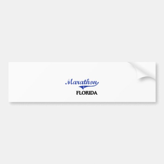 Marathon Florida City Classic Bumpersticker (Voorkant)