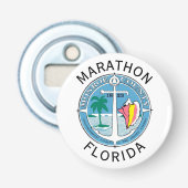 Marathon - Florida Keys Button Flesopener (Voorkant)