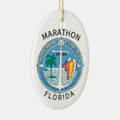 Marathon - Florida Keys Keramisch Ornament (Rechts)
