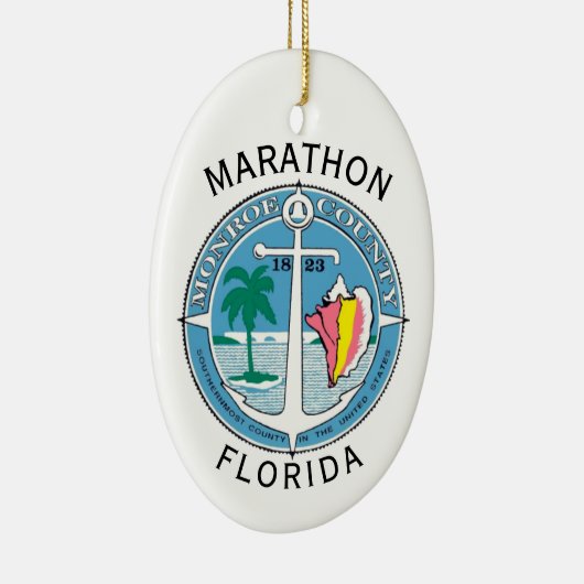 Marathon - Florida Keys Keramisch Ornament (Rechts)