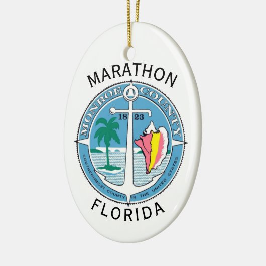 Marathon - Florida Keys Keramisch Ornament (Links)