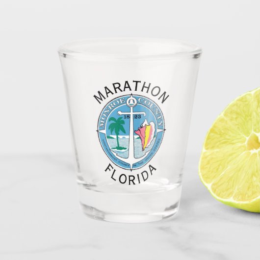 Marathon - Florida Keys Shot Glas (Voorkant)