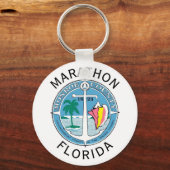 Marathon - Florida Keys Sleutelhanger (Voorkant)
