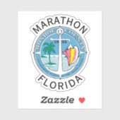 Marathon - Florida Keys Sticker (Vel)