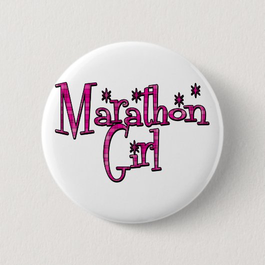 Marathon Girl Ronde Button 5,7 Cm (Voorkant)