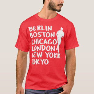 Marathon grote steden t-shirt