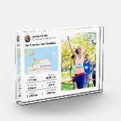Marathon | Half marathon Best Runner Photo Gift Fotoblokken (Links)