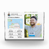 Marathon | Half marathon Best Runner Photo Gift Fotoblokken (Voorkant)
