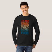 Marathon, ik hou van lopen, want ik hou echt van e t-shirt (Voorkant volledig)