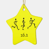 Marathon-inspiratie Keramisch Ornament (Links)