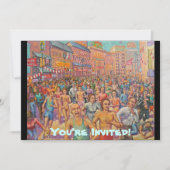 Marathon-Je bent uitgenodigd. Kaart (Voorkant)