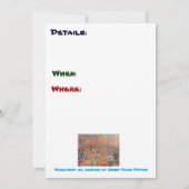 Marathon-Je bent uitgenodigd. Kaart (Achterkant)