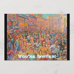 Marathon-Je bent uitgenodigd. Kaart