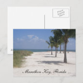 Marathon Key, Florida Briefkaart (Voorkant / Achterkant)