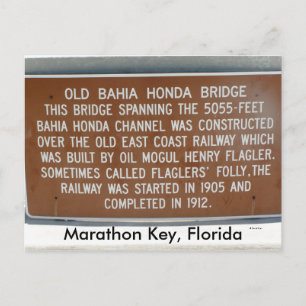 Marathon Key, Florida Briefkaart