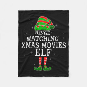 Marathon Kijken Xmas Films Elf Bijpassende Familie Fleece Deken