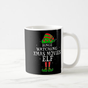 Marathon Kijken Xmas Films Elf Bijpassende Familie Koffiemok
