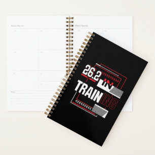 Marathon loopt - 26.2 in de Abstracte Opleiding Planner