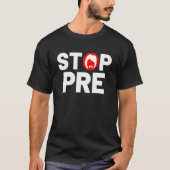 Marathon loopt stop t-shirt (Voorkant)
