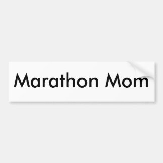 Marathon mama Bumpersticker