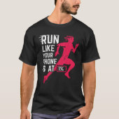 Marathon-marathonrunner Gift T-shirt (Voorkant)