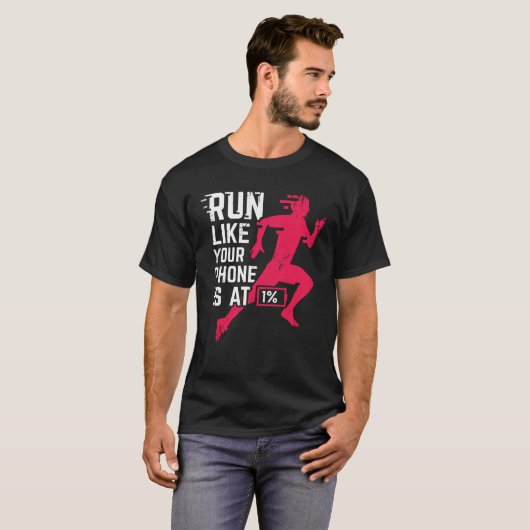 Marathon-marathonrunner Gift T-shirt (Voorkant volledig)